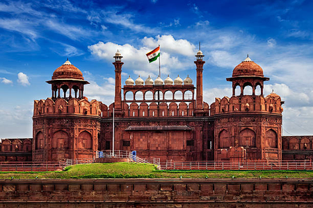 Red fort in New Delhi